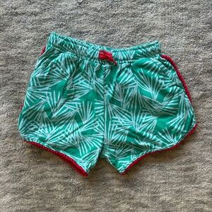 CATIMINI Paris Girls Palm Print Cotton Shorts size 8